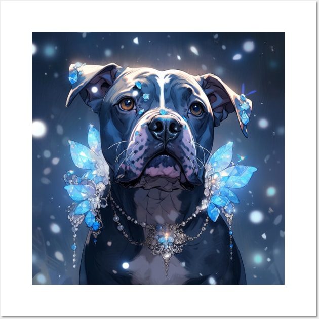 Enchanted Pit Bull Wall Art by Enchanted Reverie